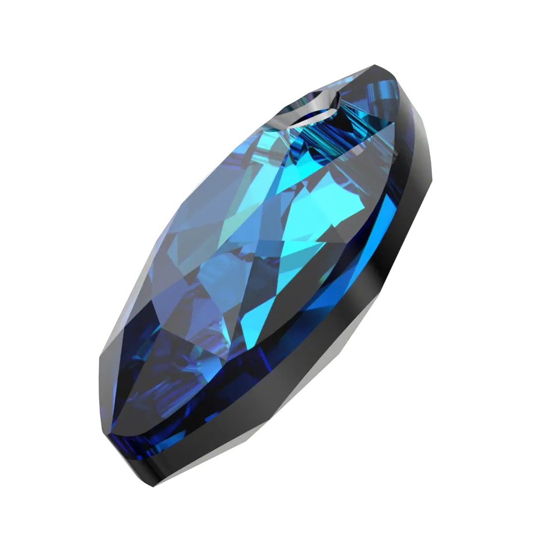 Serinity Pendants Marquise Cut (6437) Crystal Bermuda Blue - Bluestreak Crystals