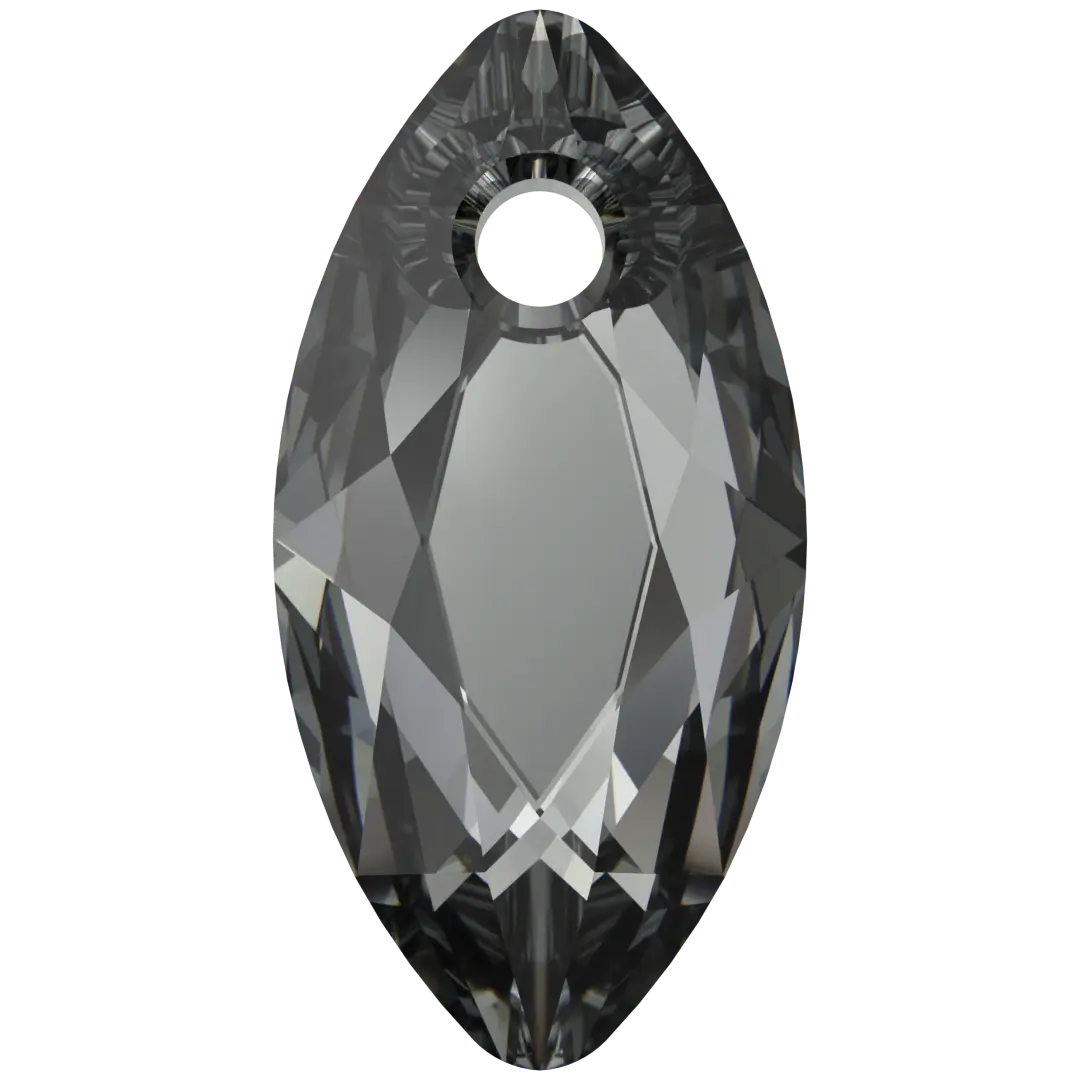 Serinity Pendants Marquise Cut (6437) Crystal Silver Night - Bluestreak Crystals
