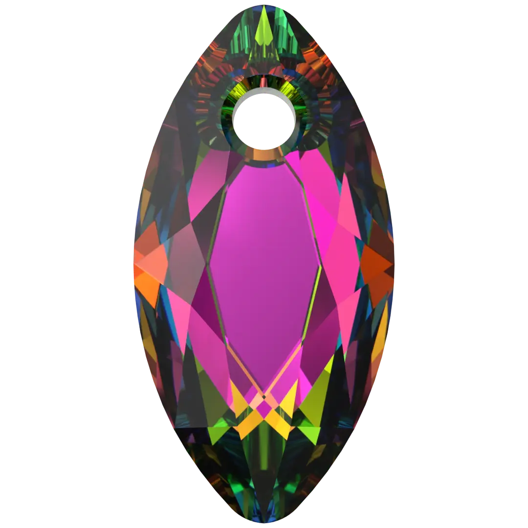 Serinity Pendants Marquise Cut (6437) Crystal Vitrail Medium - Bluestreak Crystals