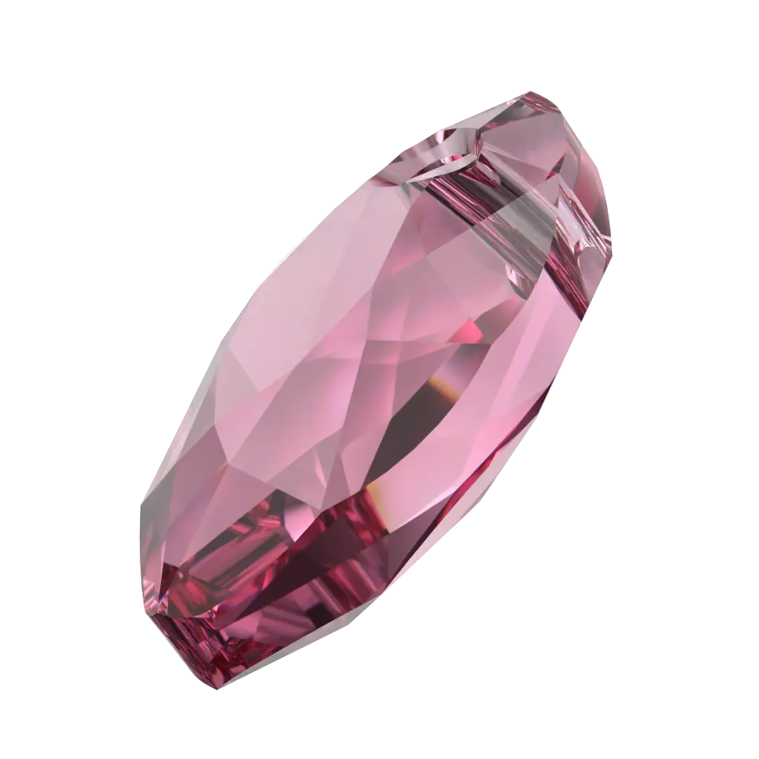 Serinity Pendants Marquise Cut (6437) Rose - Bluestreak Crystals
