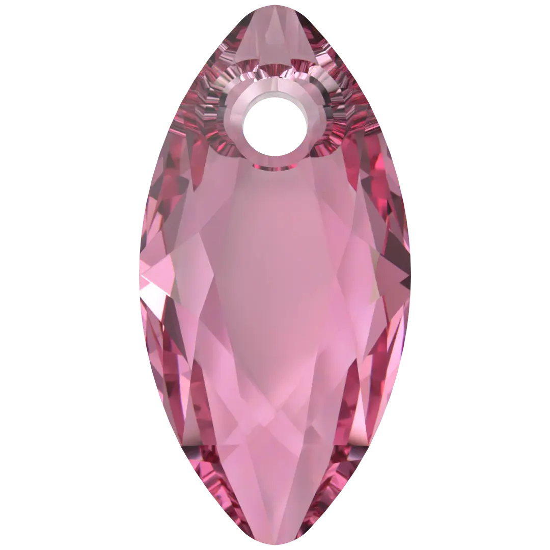 Serinity Pendants Marquise Cut (6437) Rose - Bluestreak Crystals