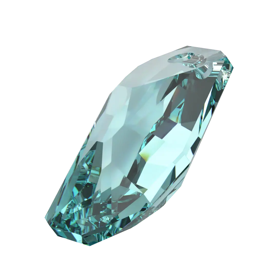 Serinity Pendants Meteor (6673) Light Turquoise - Bluestreak Crystals