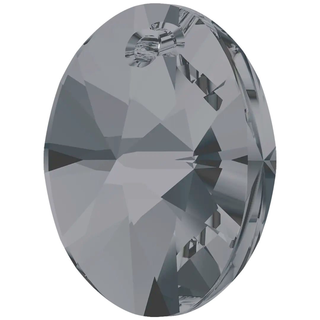 Serinity Pendants Oval Cut (6028) Crystal Silver Night - Bluestreak Crystals