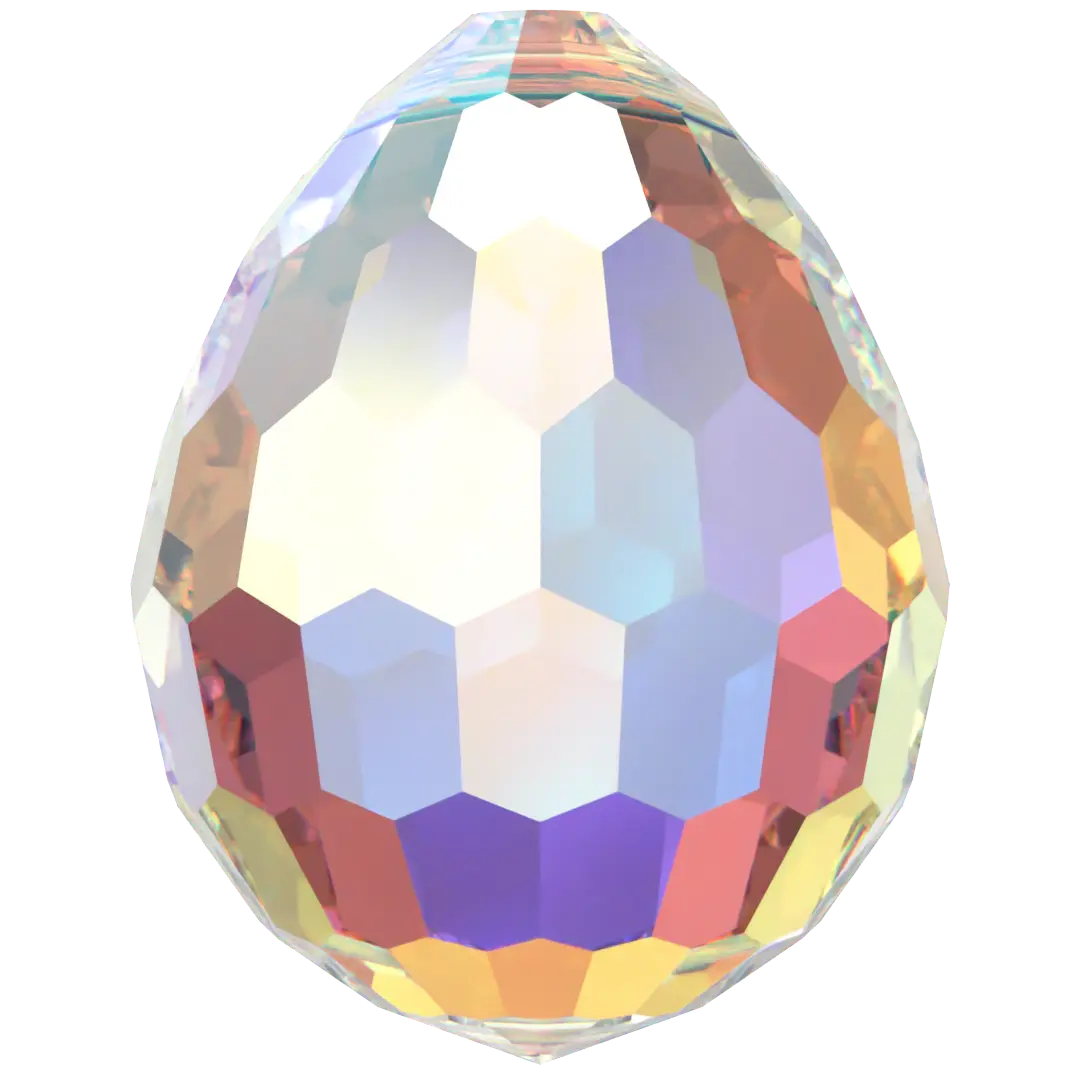 Serinity Pendants Oval Disco (6002) Crystal AB - Bluestreak Crystals