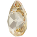 Serinity Pendants Pear Cut (6433) Crystal Golden Shadow - Bluestreak Crystals