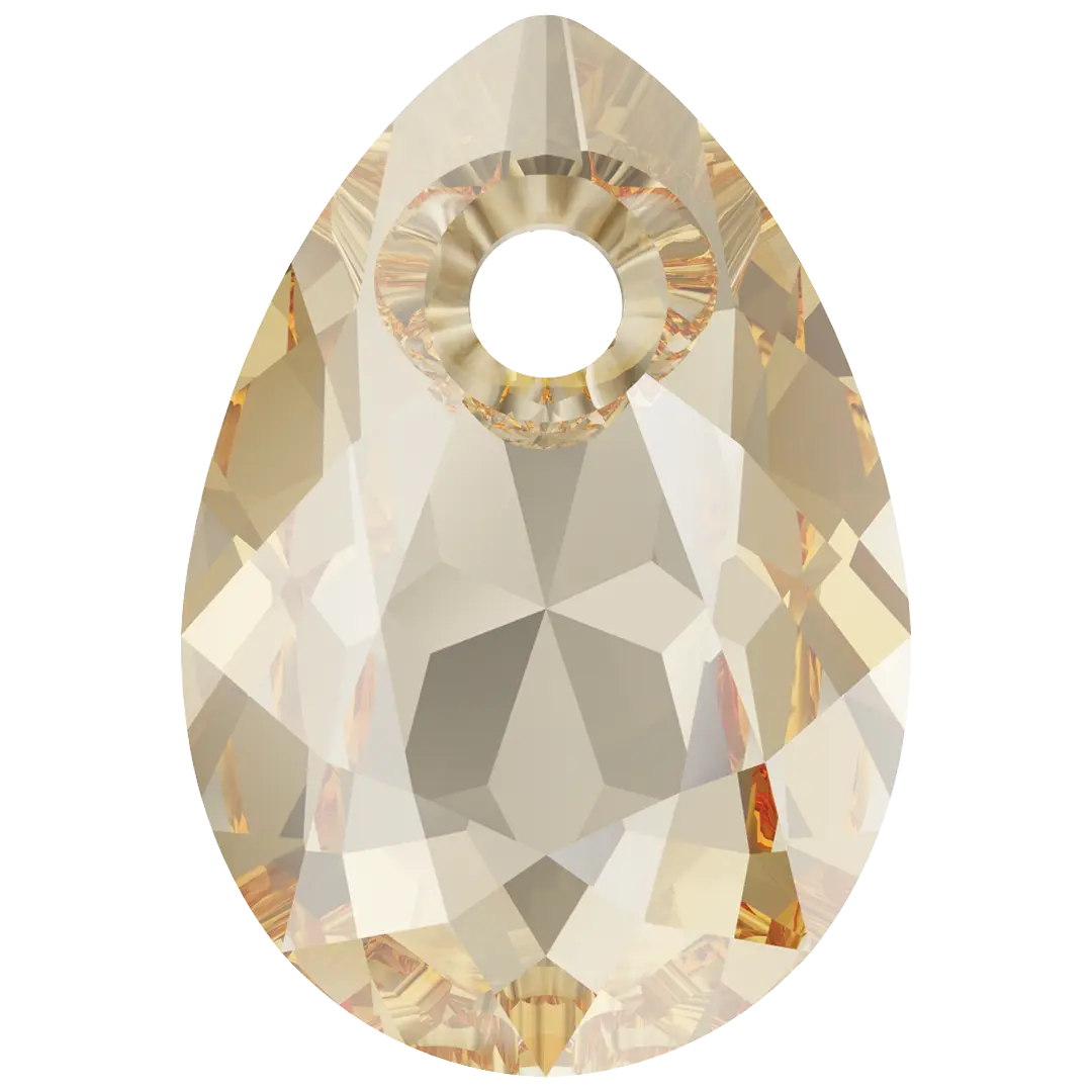 Serinity Pendants Pear Cut (6433) Crystal Golden Shadow - Bluestreak Crystals
