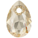 Serinity Pendants Pear Cut (6433) Crystal Golden Shadow - Bluestreak Crystals