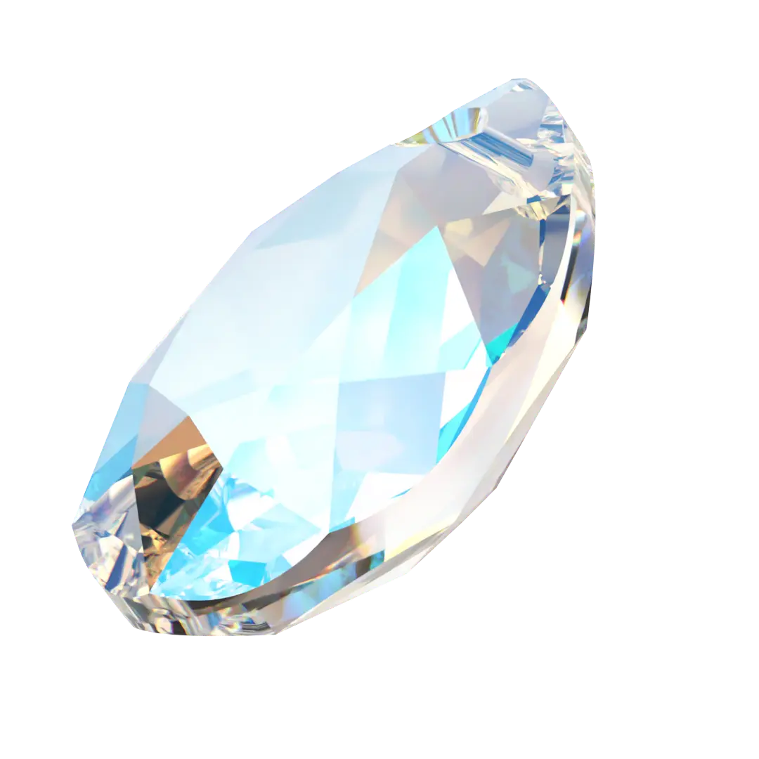 Serinity Pendants Pear Cut (6433) Crystal Shimmer - Bluestreak Crystals