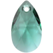 Serinity Pendants Peardrop (6106) Caribbean Green - Bluestreak Crystals