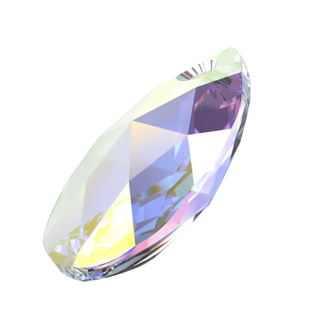 Serinity Pendants Peardrop (6106) Crystal AB - Bluestreak Crystals