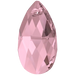Serinity Pendants Peardrop (6106) Crystal Antique Pink - Bluestreak Crystals
