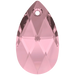 Serinity Pendants Peardrop (6106) Crystal Antique Pink - Bluestreak Crystals