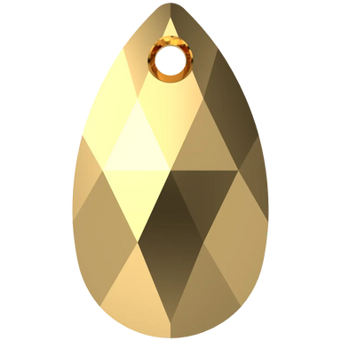 Serinity Pendants Peardrop (6106) Crystal Aurum X2 - Bluestreak Crystals