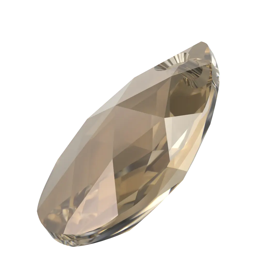 Serinity Pendants Peardrop (6106) Crystal Bronze - Bluestreak Crystals