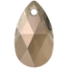 Serinity Pendants Peardrop (6106) Crystal Bronze - Bluestreak Crystals