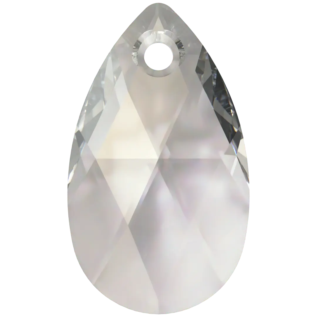 Serinity Pendants Peardrop (6106) Crystal Silver Shade - Bluestreak Crystals