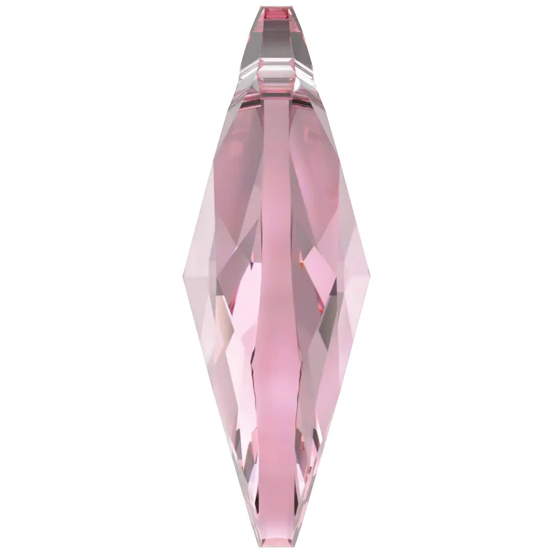Serinity Pendants Peardrop (6106) Light Rose - Bluestreak Crystals