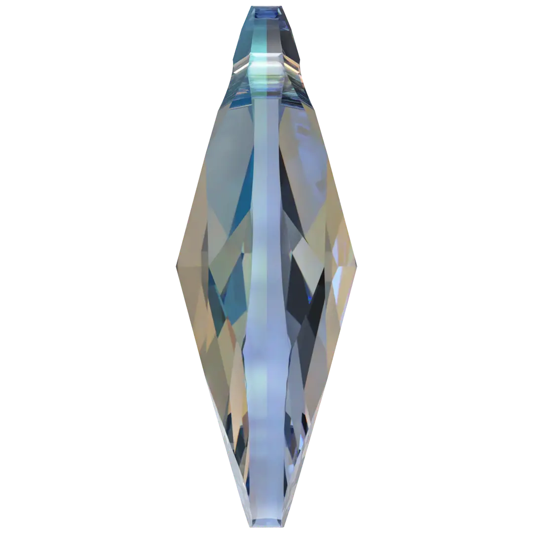 Serinity Pendants Peardrop (6106) Light Sapphire Shimmer - Bluestreak Crystals