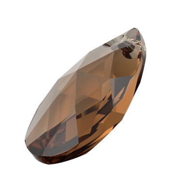 Serinity Pendants Peardrop (6106) Light Smoked Topaz - Bluestreak Crystals