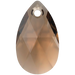 Serinity Pendants Peardrop (6106) Light Smoked Topaz - Bluestreak Crystals