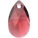 Serinity Pendants Peardrop (6106) Scarlet - Bluestreak Crystals