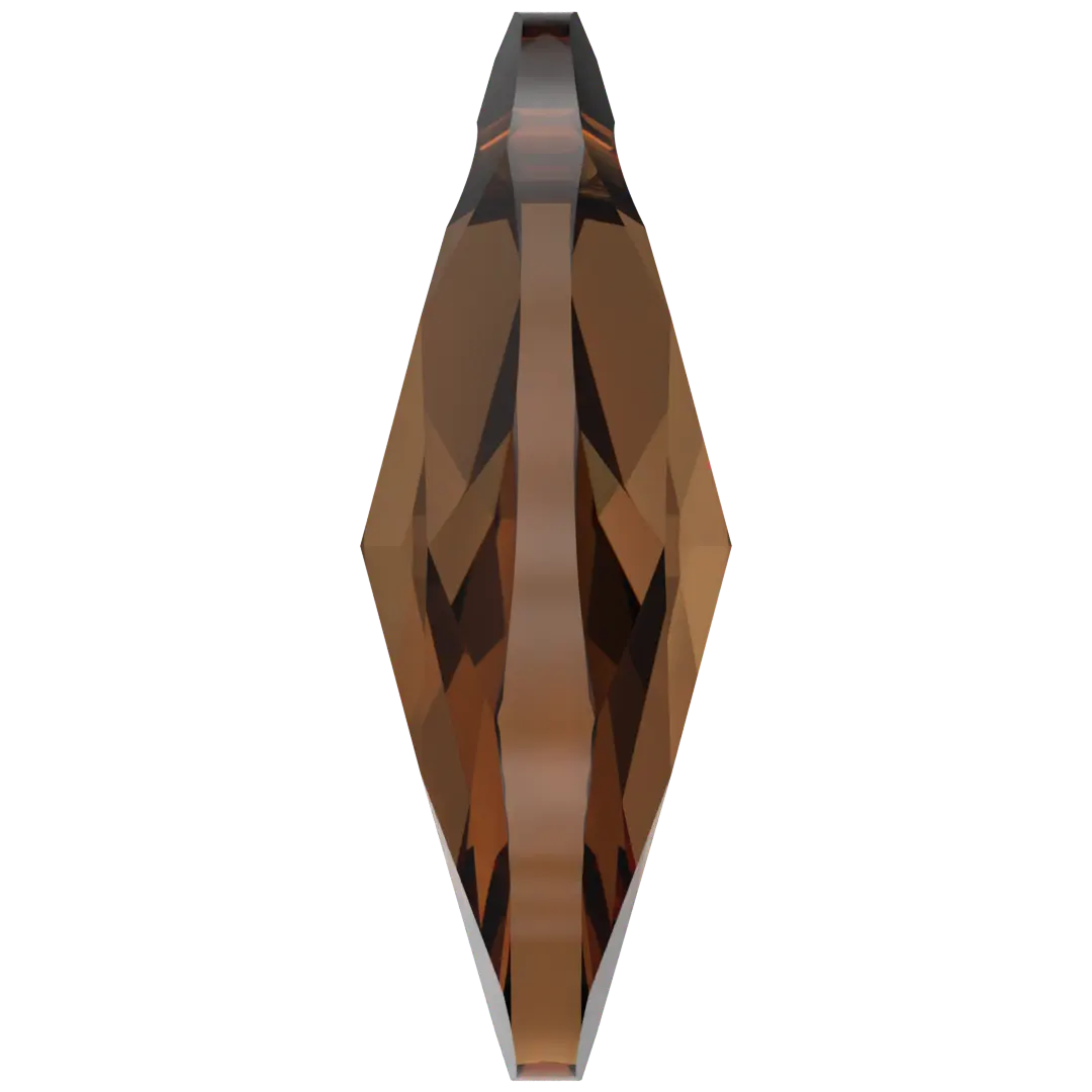 Serinity Pendants Peardrop (6106) Smoked Amber - Bluestreak Crystals