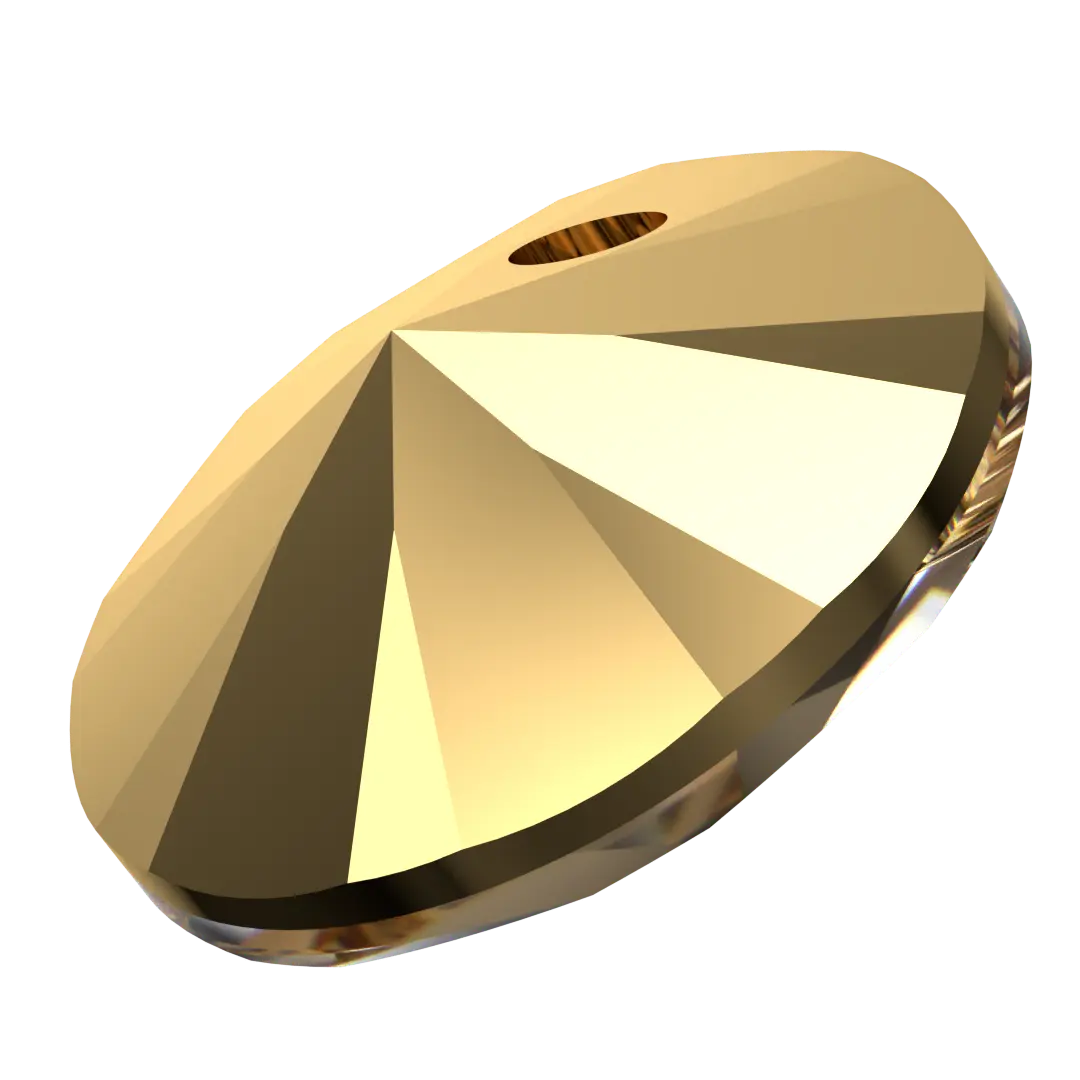 Serinity Pendants Round Cut (6428) Crystal Aurum X2 - Bluestreak Crystals