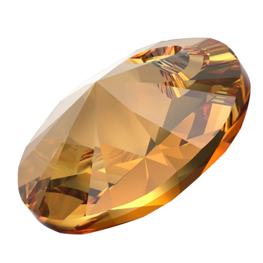 Serinity Pendants Round Cut (6428) Dark Orange - Bluestreak Crystals