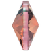 Serinity Pendants Round Cut (6428) Light Rose Shimmer - Bluestreak Crystals