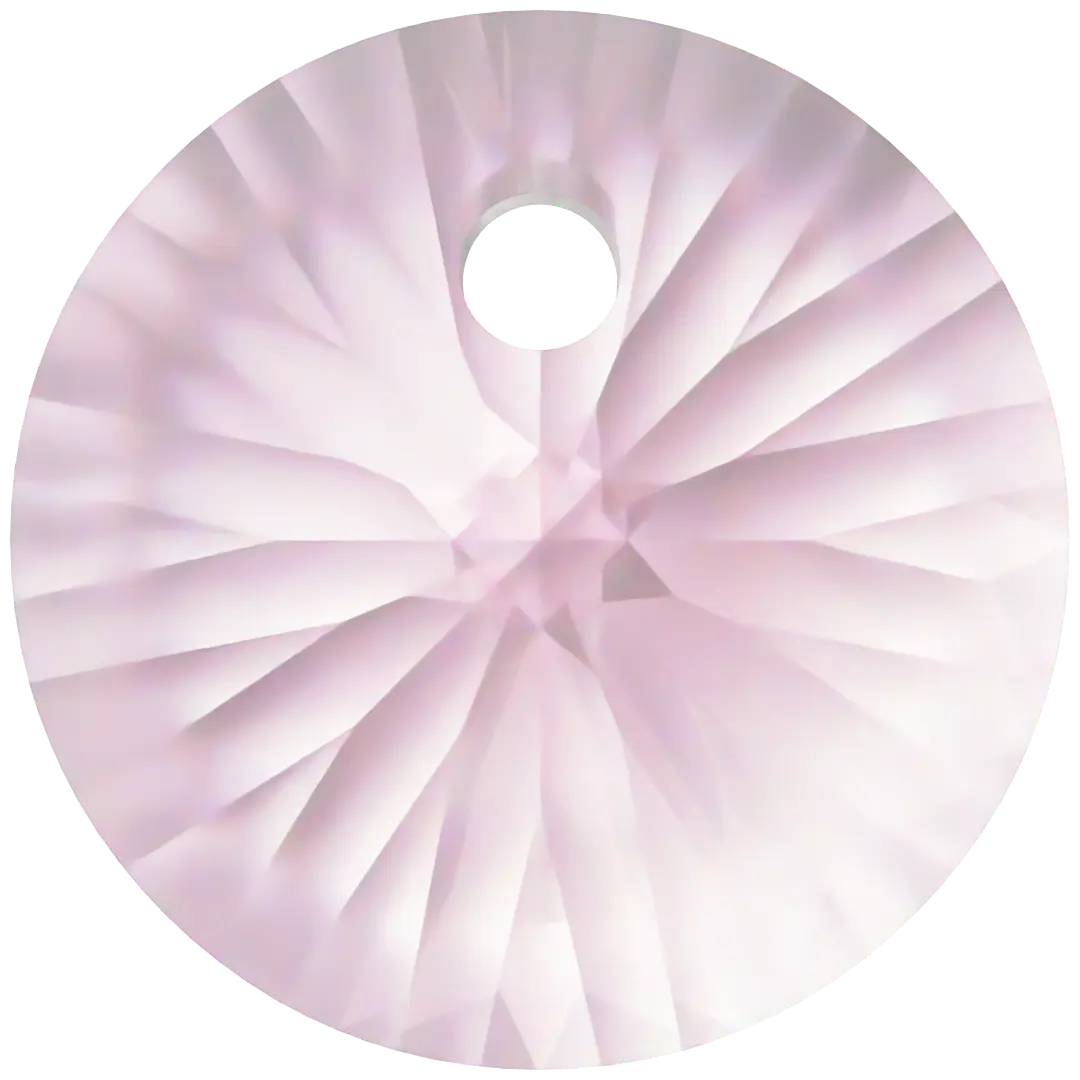 Serinity Pendants Round Cut (6428) Light Rose - Bluestreak Crystals