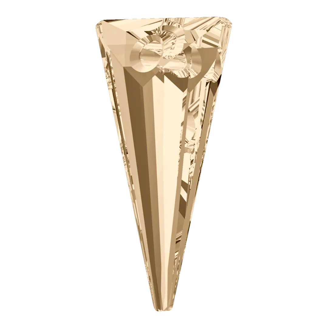 Serinity Pendants Spike (6480) Crystal Golden Shadow - Bluestreak Crystals