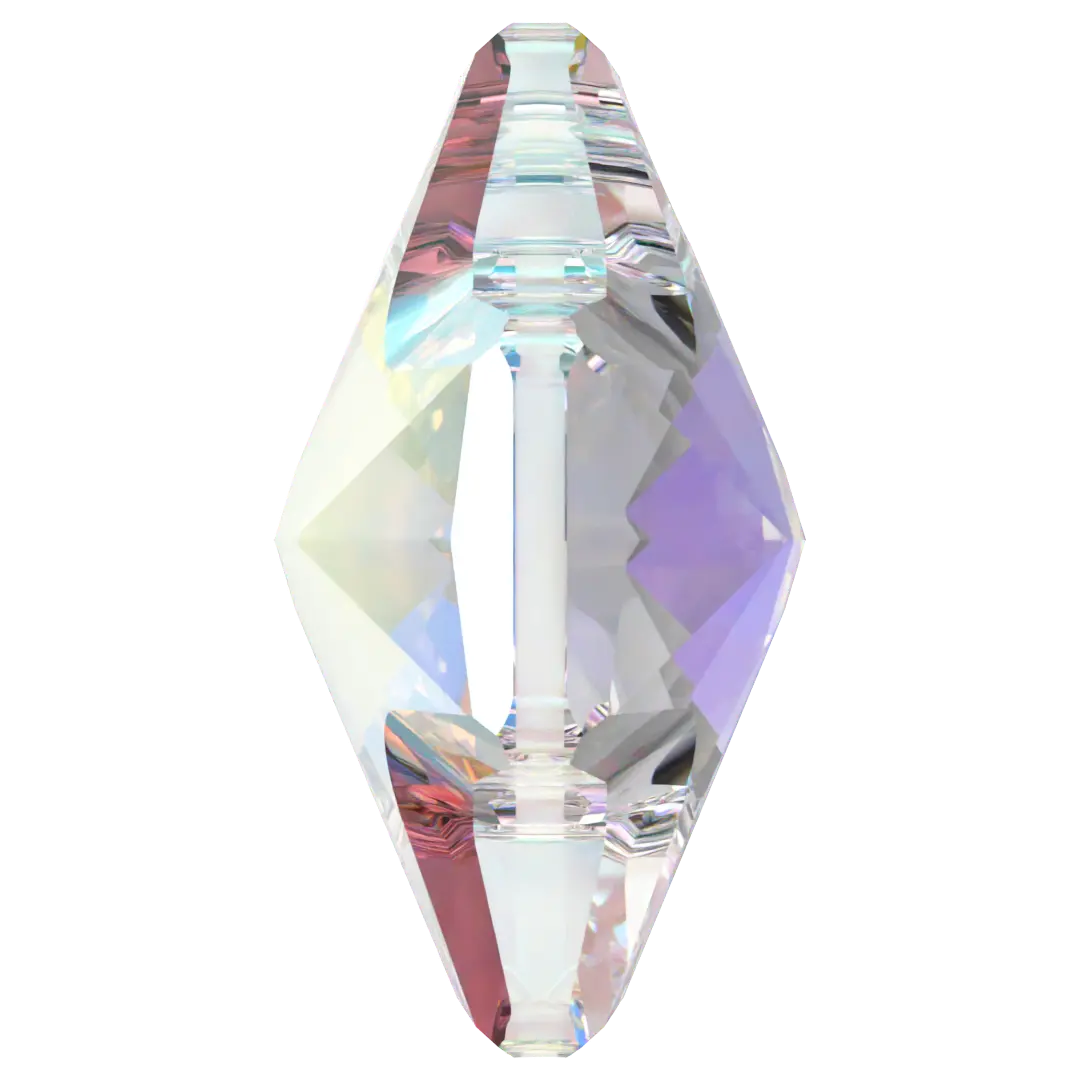 Serinity Pendants Square Cross (6866) Crystal AB - Bluestreak Crystals