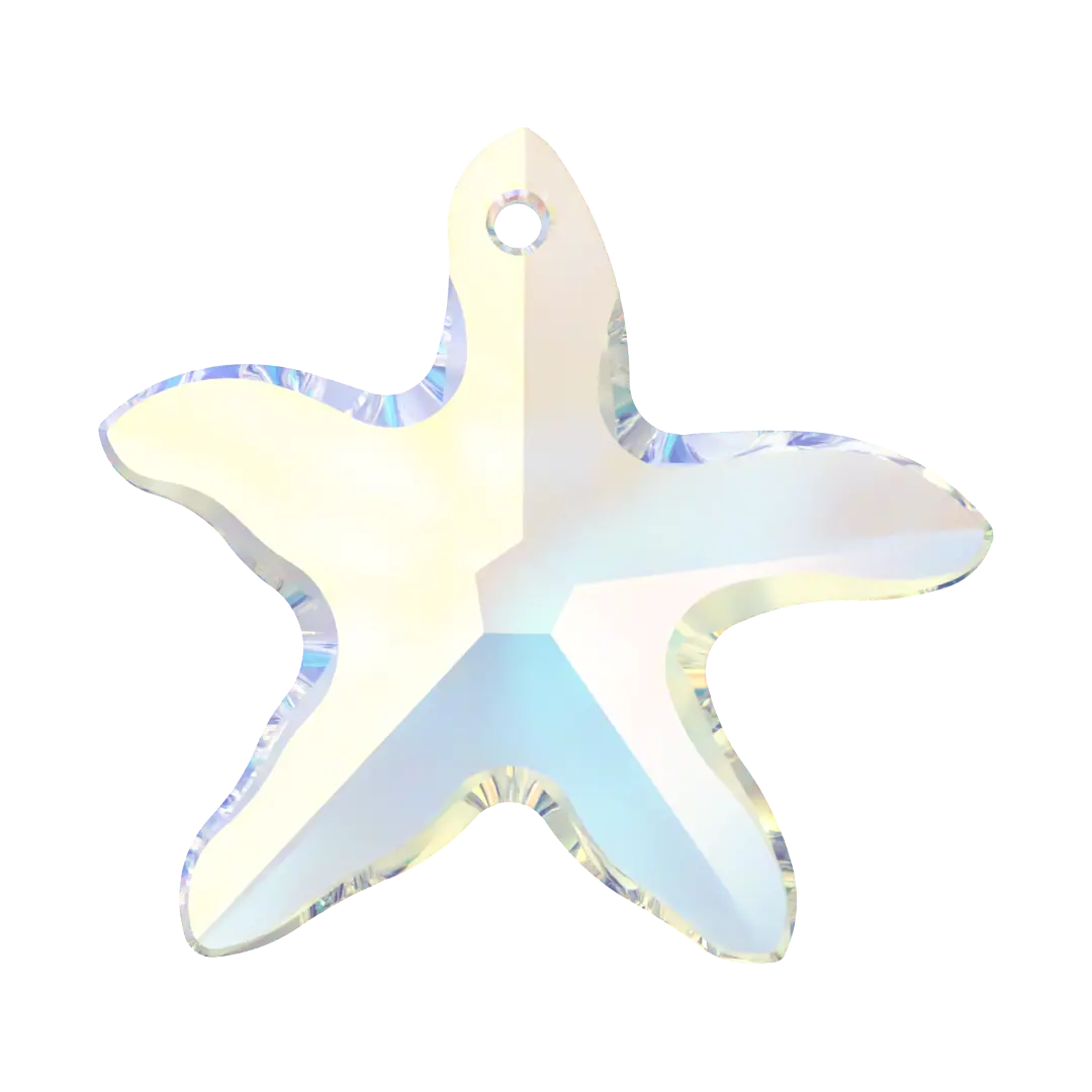 Serinity Pendants Starfish (6721) Crystal AB - Bluestreak Crystals