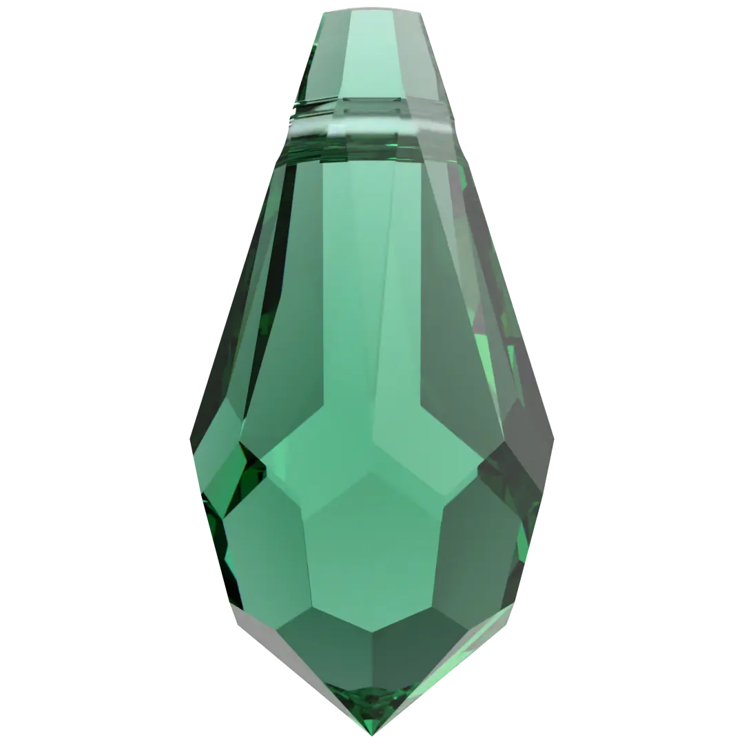 Serinity Pendants Teardrop (6000) Emerald - Bluestreak Crystals