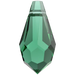Serinity Pendants Teardrop (6000) Emerald - Bluestreak Crystals