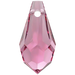 Serinity Pendants Teardrop (6000) Rose - Bluestreak Crystals