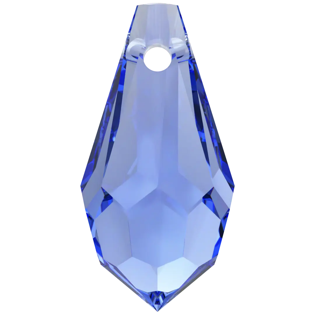 Serinity Pendants Teardrop (6000) Sapphire - Bluestreak Crystals