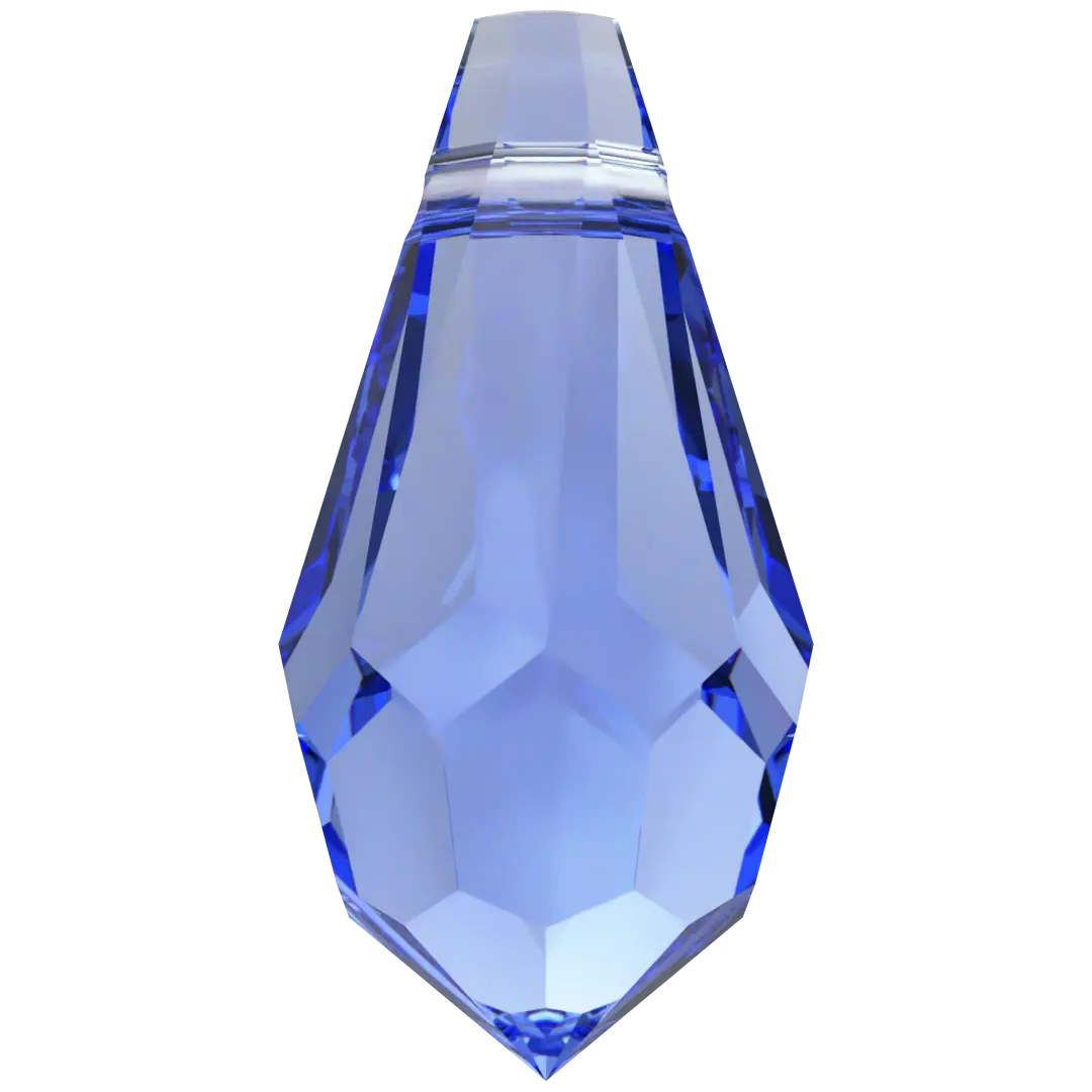Serinity Pendants Teardrop (6000) Sapphire - Bluestreak Crystals