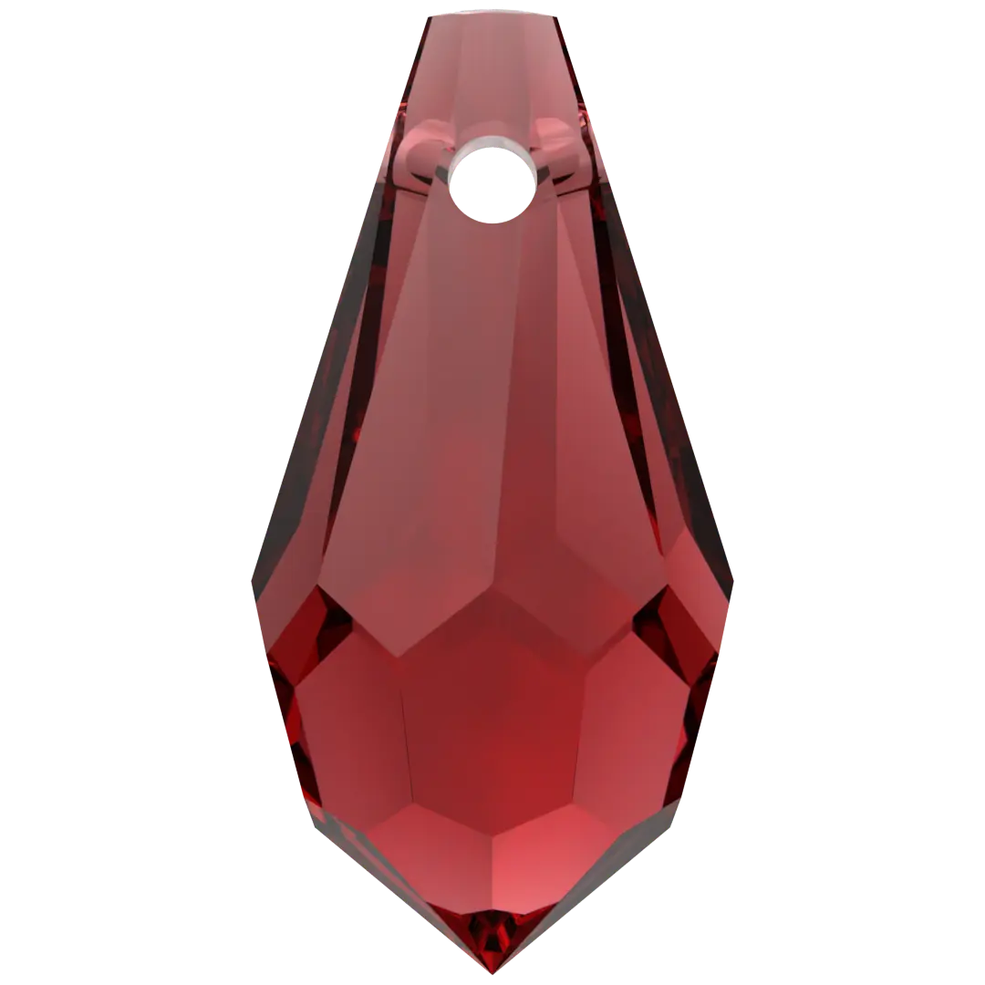 Serinity Pendants Teardrop (6000) Siam - Bluestreak Crystals