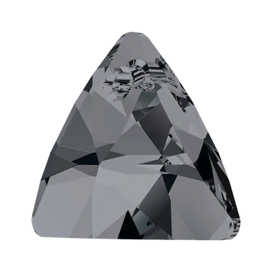 Serinity Pendants Triangle Cut (6628) Crystal Silver Night - Bluestreak Crystals