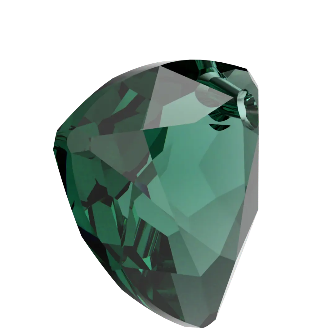 Serinity Pendants Trilliant Cut (6434) Emerald - Bluestreak Crystals