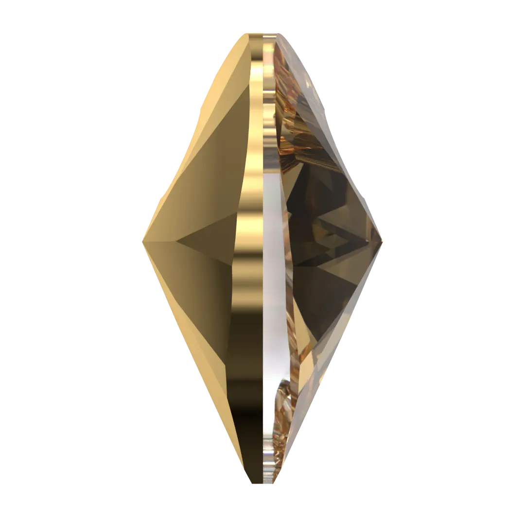 Serinity Pendants Xilion Heart (6228) Crystal Aurum X2 - Bluestreak Crystals