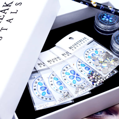 Serinity Rhinestones Starter Nail Art Kit - Bluestreak Crystals