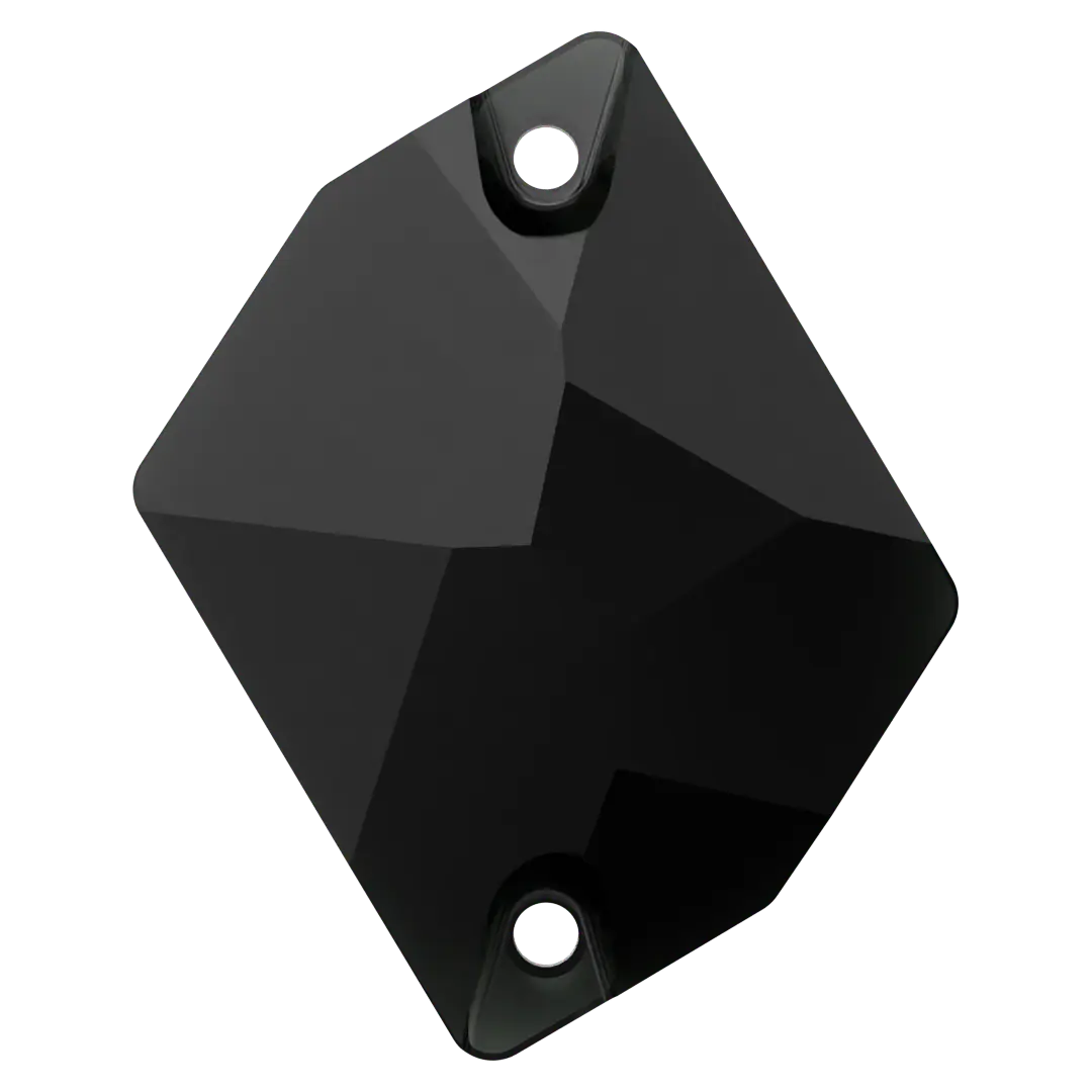 Serinity Sew On Crystals Cosmic (3265) Jet UNFOILED - Bluestreak Crystals