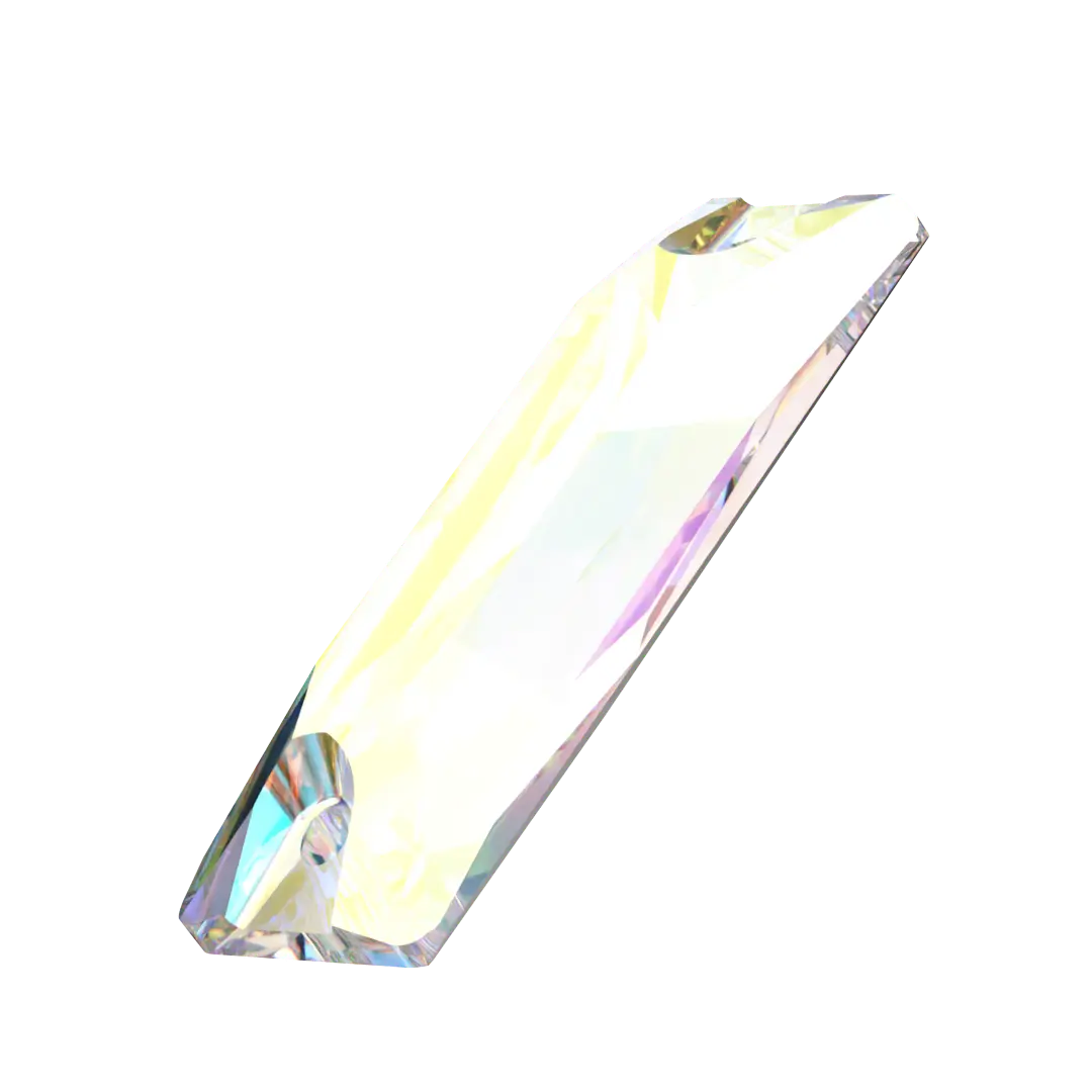 Serinity Sew On Crystals Cosmic Baguette (3255) Crystal AB - Bluestreak Crystals