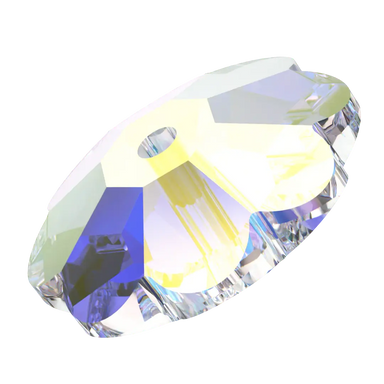 Serinity Sew On Crystals Daisy Spacer (3700) Crystal AB UNFOILED - Bluestreak Crystals