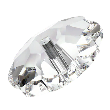 Serinity Sew On Crystals Daisy Spacer (3700) Crystal UNFOILED - Bluestreak Crystals