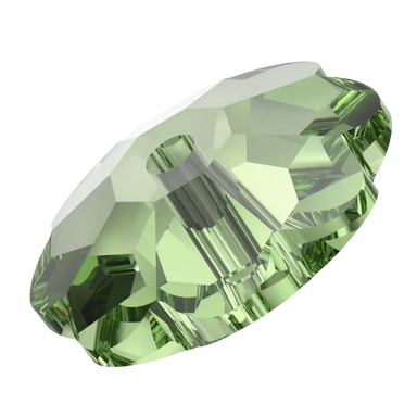 Serinity Sew On Crystals Daisy Spacer (3700) Dark Peridot UNFOILED - Bluestreak Crystals