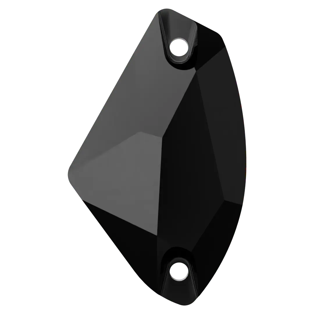 Serinity Sew On Crystals Galactic (3256) Jet UNFOILED - Bluestreak Crystals