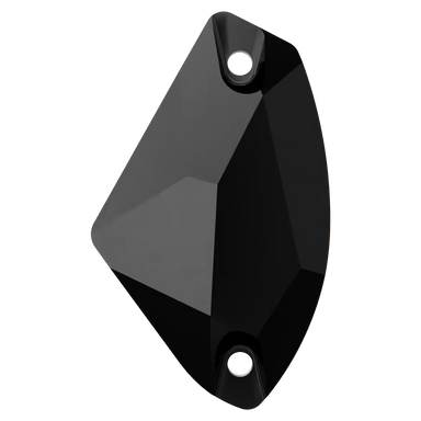 Serinity Sew On Crystals Galactic (3256) Jet UNFOILED - Bluestreak Crystals